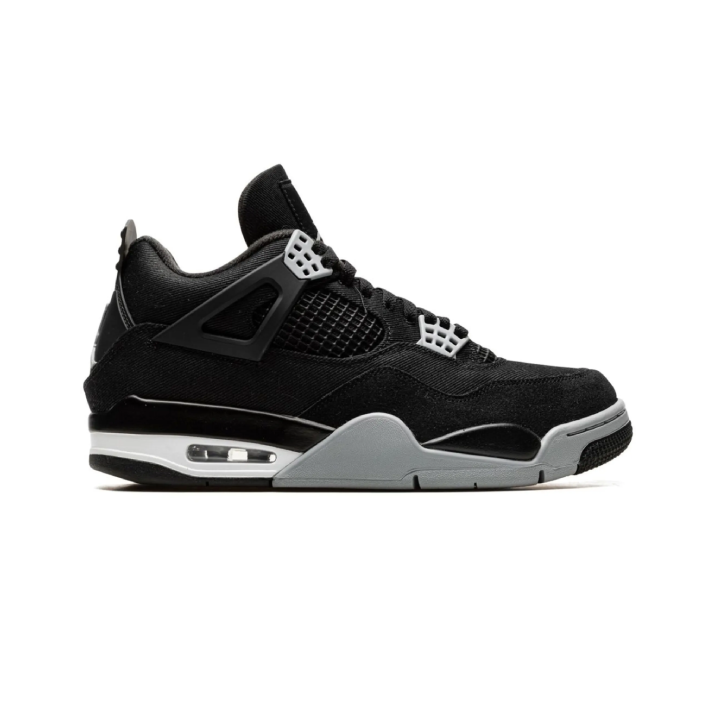 Air Jordan 4 Black Canvas